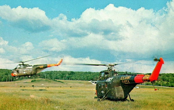 Camp Grayling - Old Postcard View (newer photo)